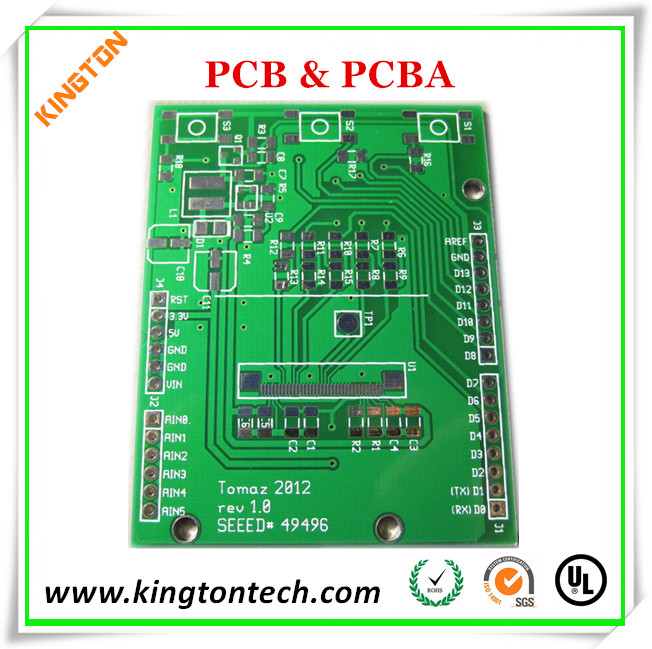 FR-4 pcb for display HASL